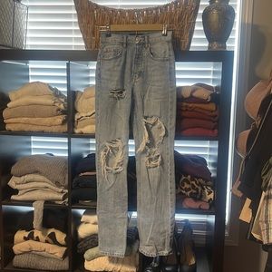 Aeropostale womens jeans. Size 0 regular length. 90s baggy style.